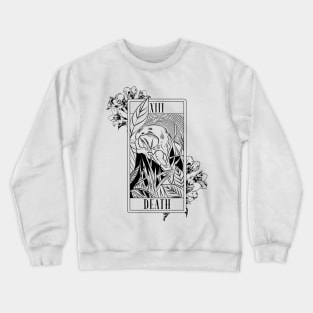 Death Death Tarot Card Clairvoyance Crewneck Sweatshirt